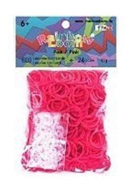 Bild von Rainbow Loom® Gummibänder pink opaque
