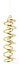 Bild von DNS-Spirale, Messing, 17 cm hoch