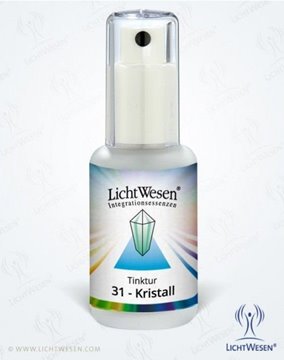 Bild von LichtWesen Integrationsessenz Nr. 31 Kristall, Tinkturspray