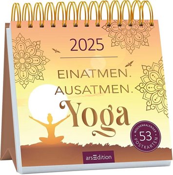 Bild von Postkartenkalender Einatmen. Austamen. Yoga. 2025