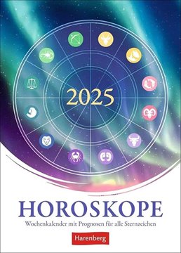 Bild von Horoskope Wochenkalender 2025 - Wochenkalender mit Prognosen für alle Sternzeichen