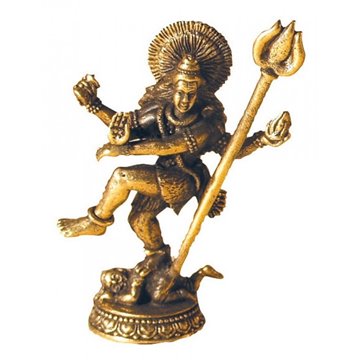 Bild von Shiva tanzend Messing 4 cm