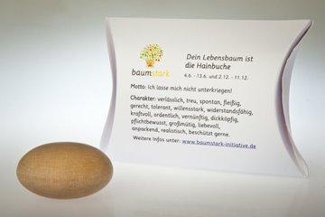 Bild von Handschmeichler Hainbuche mit Baumhoroskop von baumstark