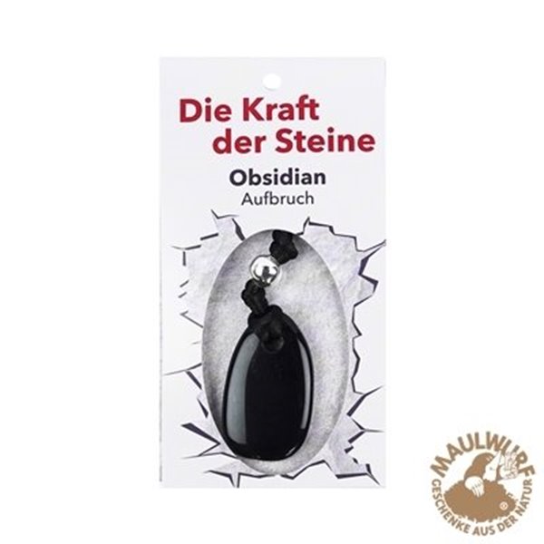 Bild von Kraftstein-Anhänger Obsidian (Aufbruch)