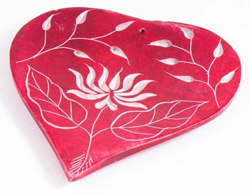 Bild von Räucherstäbchenhalter - Herz-Lotusblume