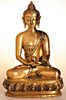 Bild von Buddha Amithaba, Messing, ca. 20 cm