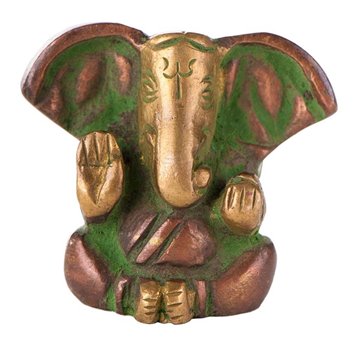 Bild von Ganesha aus Messing, 3 cm