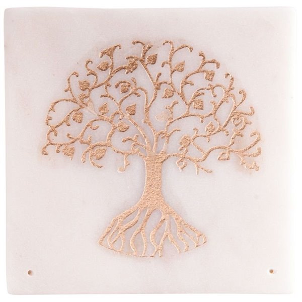 Bild von Marmorhalter mit goldenem Lebensbaum