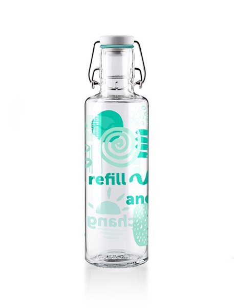 Bild von Trinkflasche refill and create change 0.6l von soulbottles