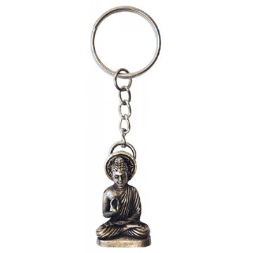Bild von Schlüsselanhänger Buddha Messing 8 cm
