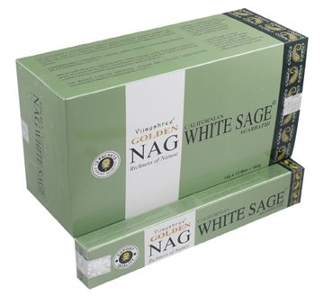 Bild von Vijayshree Incense Golden Nag Californian White Sage 15 g