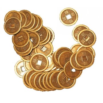 Bild von Chinesische Münze einzeln 2.5 cm