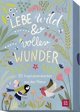 Bild von Völker, Emily Claire (Illustr.): Lebe wild und voller Wunder - 50 Inspirationskarten aus der Natur