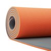 Bild von Yogamatte TPE 183 x 60 cm in Orange-Hellgrau bodhi Lotus Pro