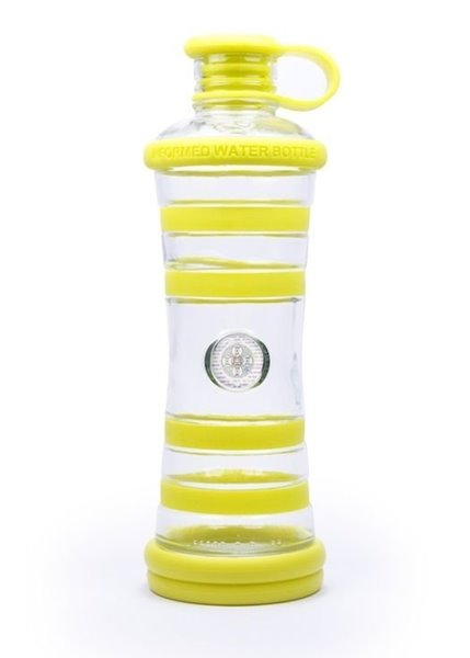 Bild von i9 Glas-Trinkflasche gelb (Sunlight)