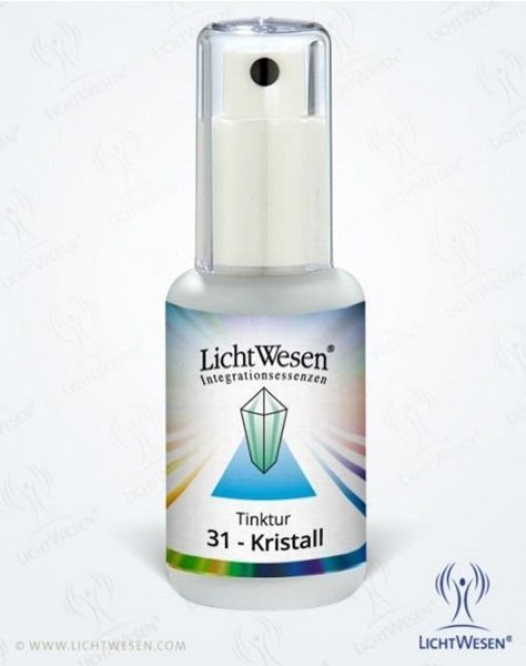 Bild von LichtWesen Integrationsessenz Nr. 31 Kristall, Tinkturspray