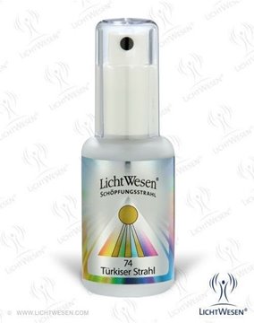 Bild von LichtWesen Schöpfungsstrahl Nr. 74 Türkiser Strahl, Tinkturspray mit Calcium