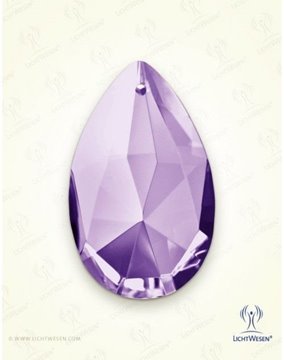 Bild von Schöpfungsstrahl Violett, Kristalltropfen mit Silberclip
