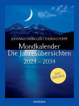 Bild von Paungger, Johanna: Mondkalender - die Jahresübersichten 2024-2034