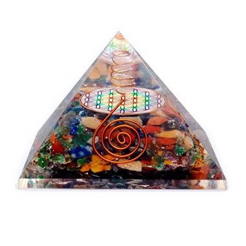 Bild von Orgonit-Chakra-Pyramide Blume des Lebens