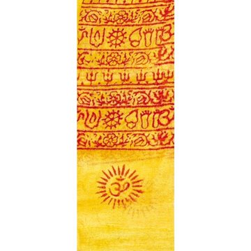 Bild von Gebets-Schal Baumwolle in Gelb 90 cm x 180 cm