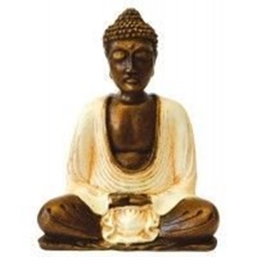 Bild von Buddha meditierend Resin 15cm