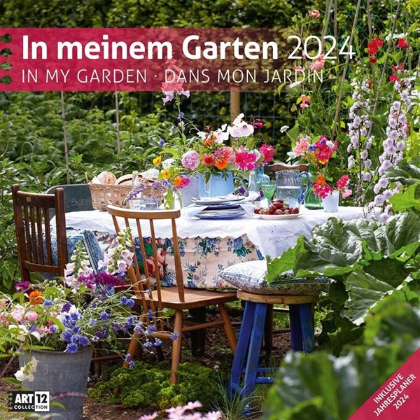 Bild von Ackermann Kunstverlag: In meinem Garten Kalender 2024 - 30x30