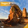 Bild von Ackermann Kunstverlag: Bagger Kalender 2024 - 30x30