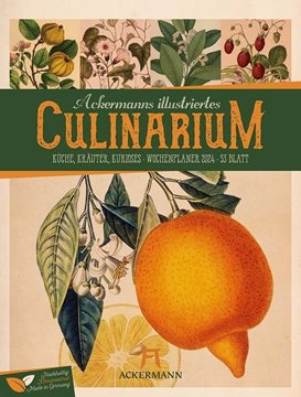 Bild von Ackermann Kunstverlag: Culinarium - Küche, Kräuter, Kurioses - Vintage Wochenplaner Kalender 2024
