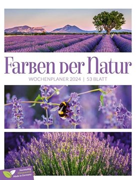 Bild von Ackermann Kunstverlag: Farben der Natur - Wochenplaner Kalender 2024