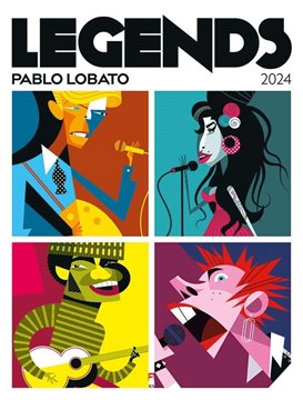 Bild von Lobato, Pablo: Legends - Pablo Lobato Musiklegenden Kalender 2024