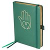 Bild von Yoga Buch Hand grün