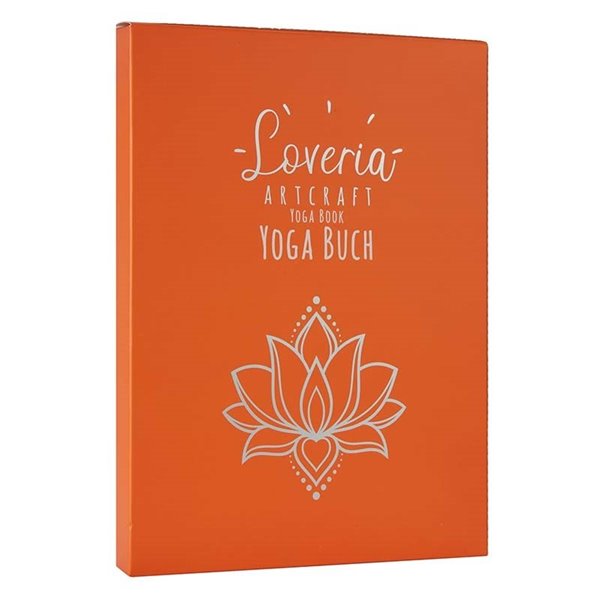 Bild von Yoga Buch Lotusblume Orange