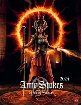 Bild von Stokes, Anne (Künstler): Anne Stokes: Mystic World Posterkalender 2024. Mystische Wesen in einem Wandkalender für Fantasy-Fans. Kalender im Format 34 x 44 cm