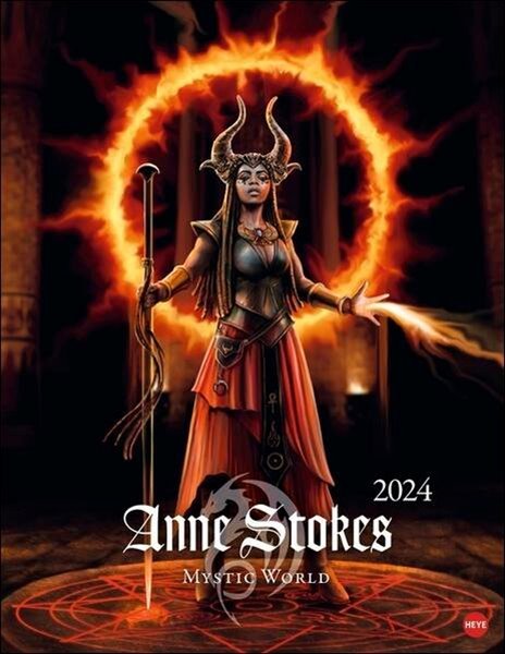 Bild von Stokes, Anne (Künstler): Anne Stokes: Mystic World Posterkalender 2024. Mystische Wesen in einem Wandkalender für Fantasy-Fans. Kalender im Format 34 x 44 cm