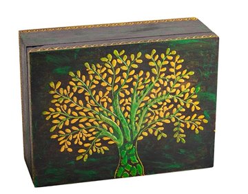 Bild von Holzbox Baum des Lebens, gross