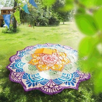Bild von Decke Mandala in Chakrafarben