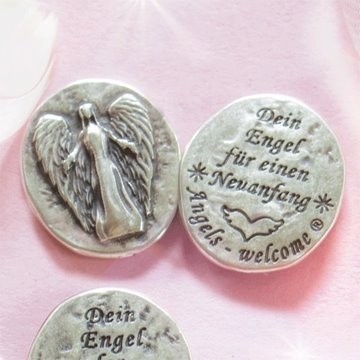Bild von Engel-Münze Dein Engel für einen Neuanfang