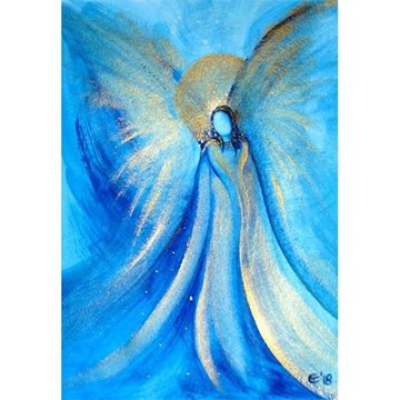 Bild von Leinwandbild Engel der Schöpferkraft, 45 × 65 cm
