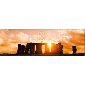 Bild von Leinwandbild Stonehenge 97 × 30 cm