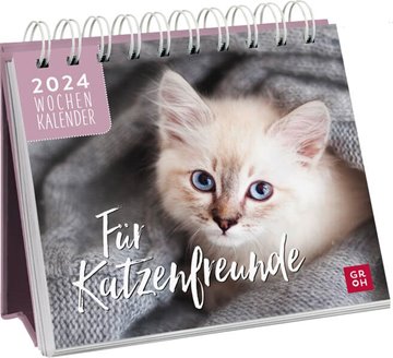 Bild von Groh Verlag (Hrsg.): Mini-Wochenkalender 2024: Für Katzenfreunde