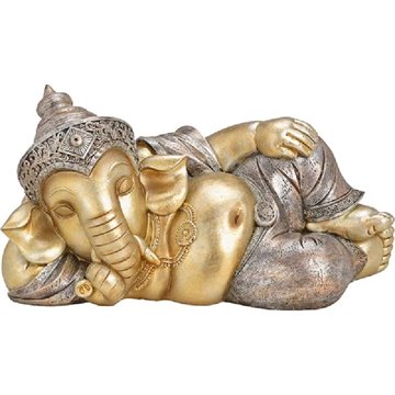 Bild von Liegender Ganesha, Polyresin, L ca. 33 cm