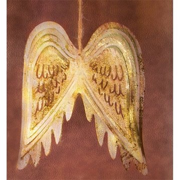 Bild von Goldene Dekohänger gross Engelsflügel