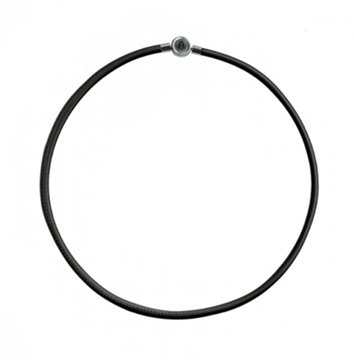 Bild von LichtWesen Lederband Bead einreihig schwarz, 21 cm