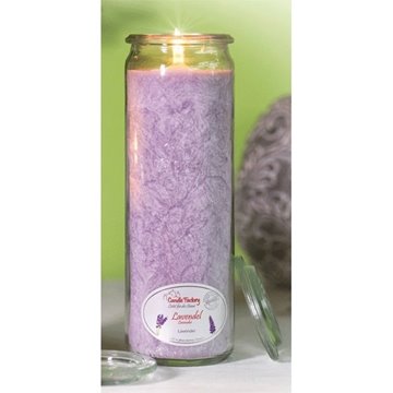 Bild von Duftkerze Lavendel in lila, gross