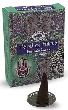 Bild von Räucherkegel Hand of Fatima je 10 Stück
