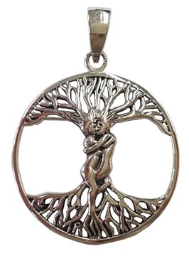 Bild von Anhänger Tantra-Lebensbaum 3 cm, Silber