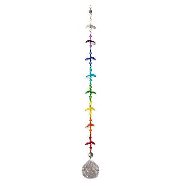 Bild von Suncatcher Rainbow Wings 50 cm, Glas und Metall