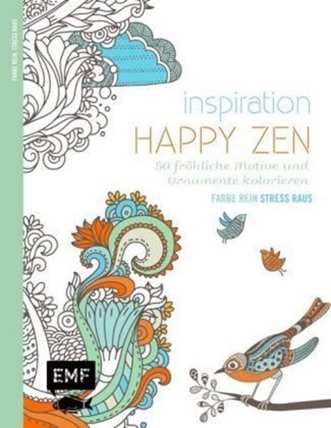 Bild von Edition Michael Fischer: Inspiration Happy Zen - 50 fröhliche Motive und Ornamente ausmalen