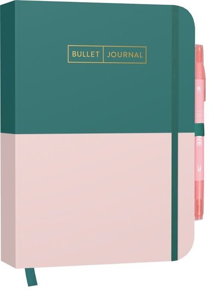 Bild von Bullet Journal "Greenery Rose" 05 mit original Tombow TwinTone Dual-Tip Marker 61 peach pink